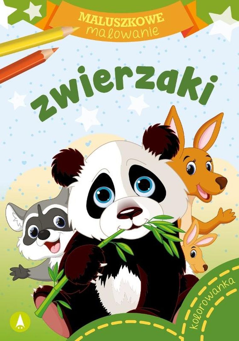 Maluszkowe Malowanie. Zwierzaki. Malowanka A5