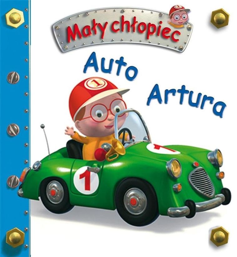 Mały chłopiec. Auto Artura