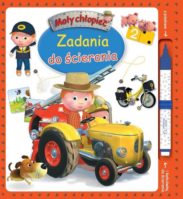 Mały chłopiec. Zadania do ścierania