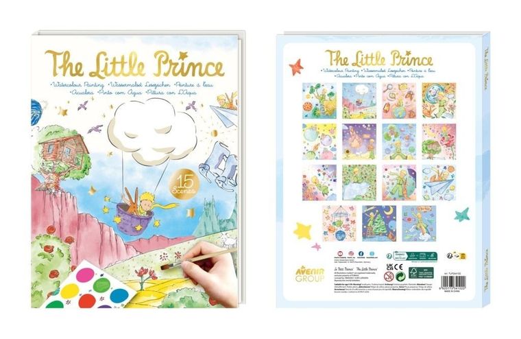 Mały Książę. Malowanie akwarelami