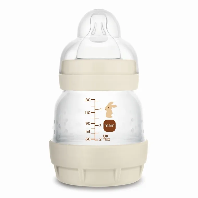 MAM, Perfect Start, butelka antykolkowa, beż, 130 ml