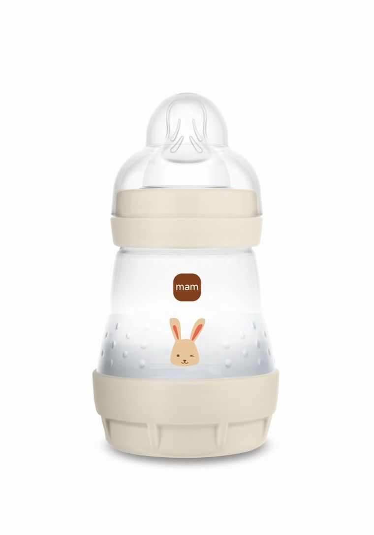 MAM, Perfect Start, butelka antykolkowa, beżowa, 160 ml