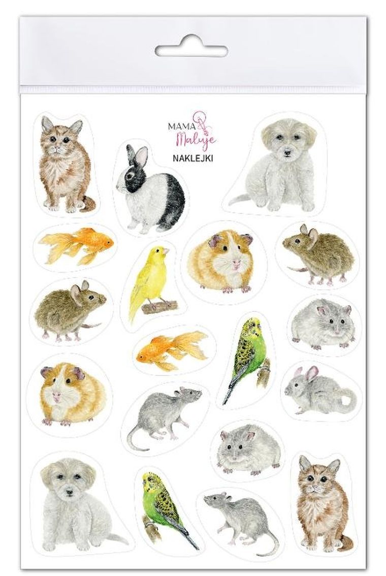Mama Maluje, naklejki, Zwierzęta domowe