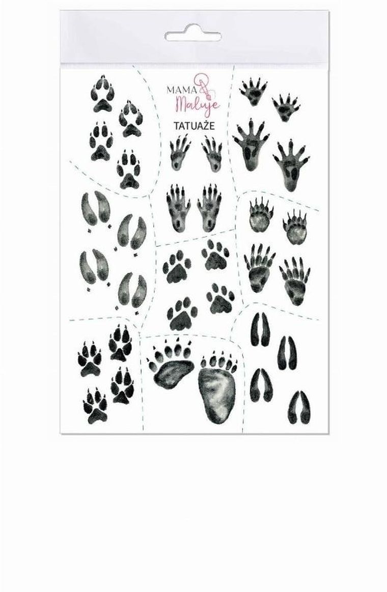 Mama Maluje, tatuaże zmywalne, Tropy