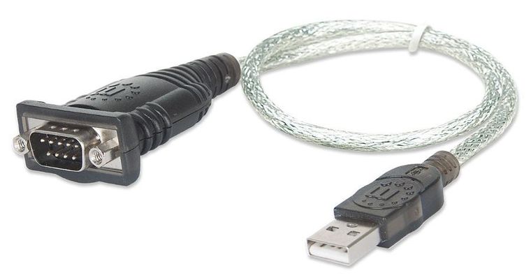 Manhattan, adapter, USB NA RS232/COM/DB9 M
