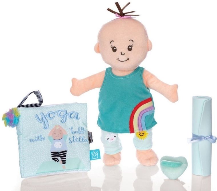 Manhattan Toy, Baby Stella, lalka z zestawem do yogi