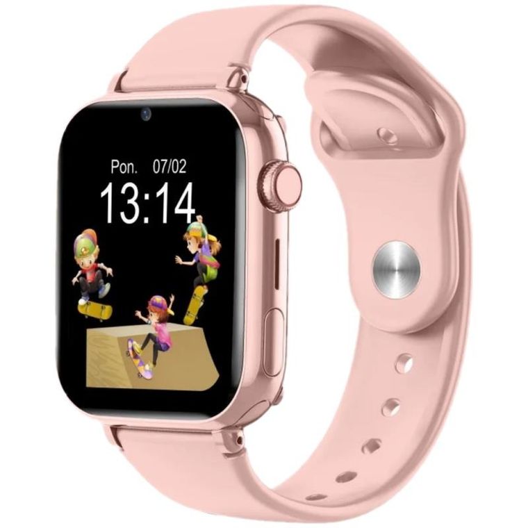 Manta, Kevin, smartwatch dla dzieci, różowy