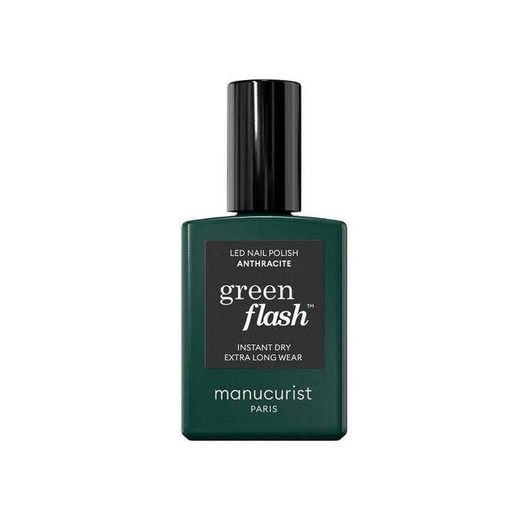 Manucurist, Green Flash Nail Polish, lakier do paznokci, Anthracite, 15 ml