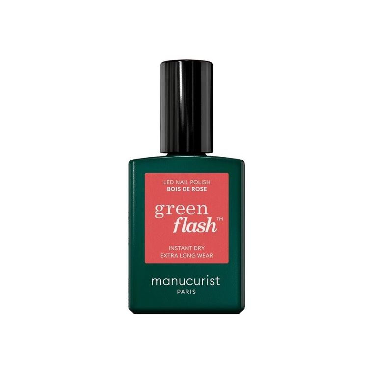 Manucurist, Green Flash Nail Polish, lakier do paznokci, Bois De Rose, 15 ml