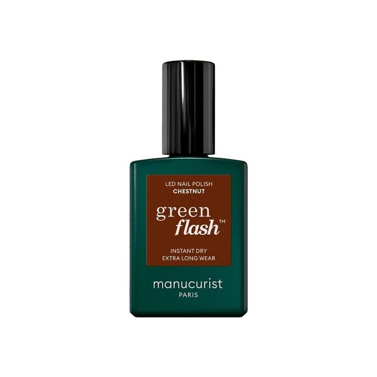 Manucurist, Green Flash Nail Polish, lakier do paznokci, Chestnut, 15 ml