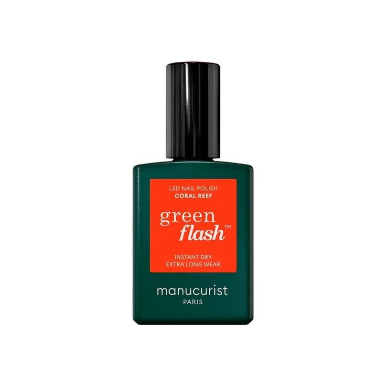 Manucurist, Green Flash Nail Polish, lakier do paznokci, Coral Reef, 15 ml