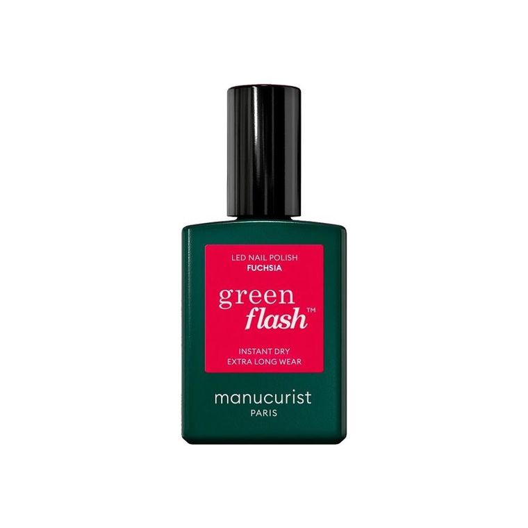 Manucurist, Green Flash Nail Polish, lakier do paznokci, Fuchsia, 15 ml