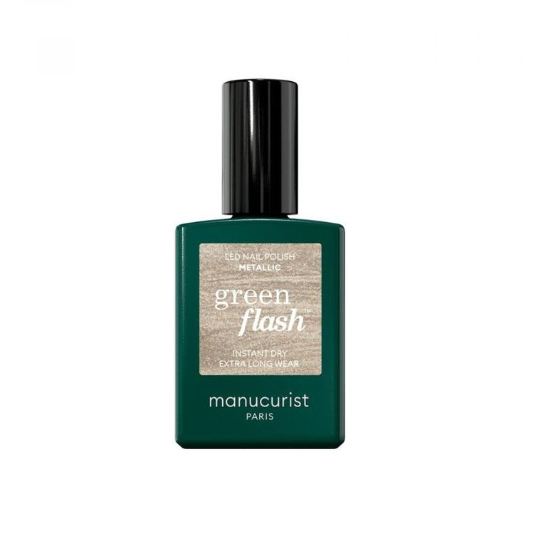 Manucurist, Green Flash Nail Polish, lakier do paznokci, Metallic, 15 ml
