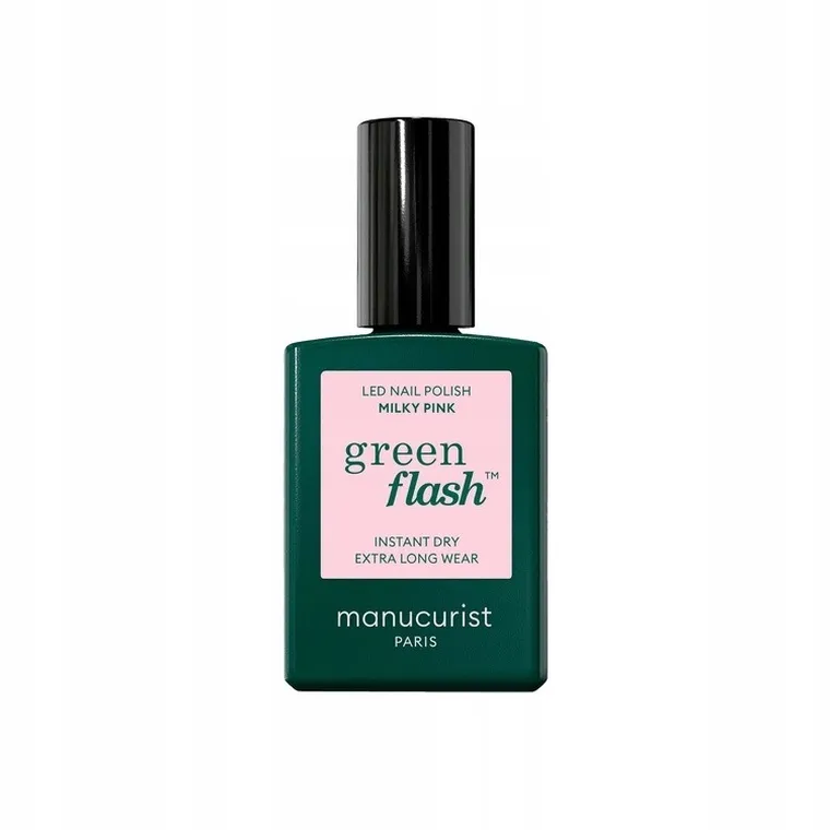 Manucurist, Green Flash Nail Polish, lakier do paznokci, Milky Pink, 15 ml