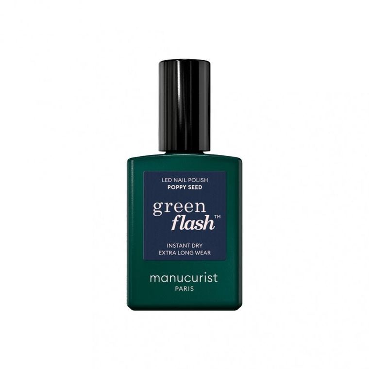 Manucurist, Green Flash Nail Polish, lakier do paznokci, Poppy Seed, 15 ml
