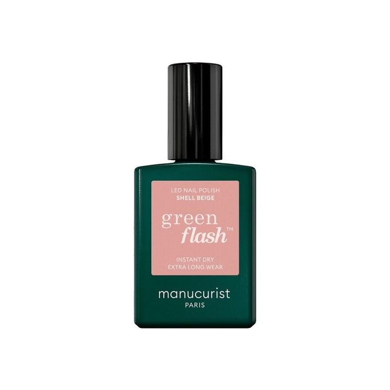 Manucurist, Green Flash Nail Polish, lakier do paznokci, Shell Beige, 15 ml