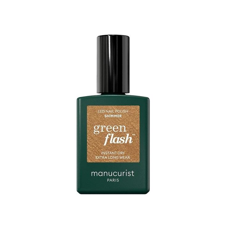 Manucurist, Green Flash Nail Polish, lakier do paznokci, Shimmer, 15 ml