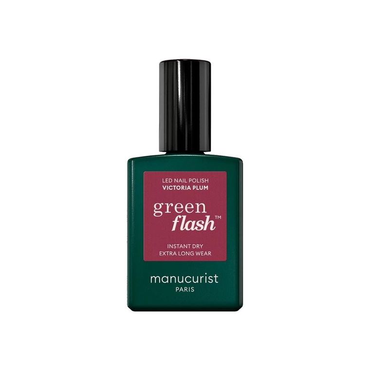 Manucurist, Green Flash Nail Polish, lakier do paznokci, Victoria Plum, 15 ml