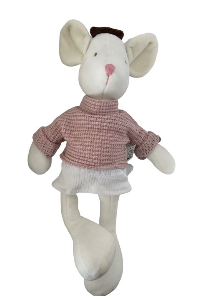 Manufaktura Misia, myszka Stefania, rozmiar S, ecru/welur