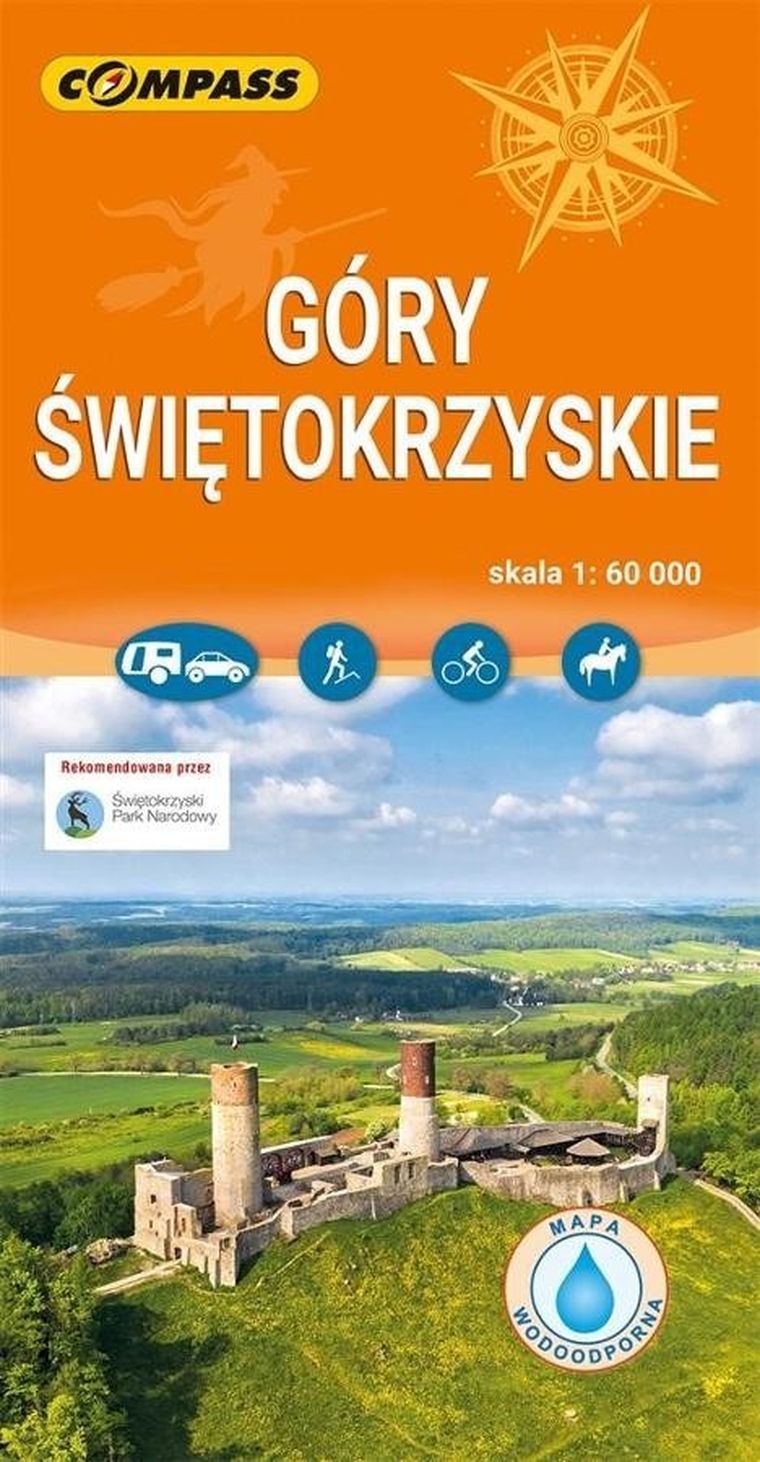 Mapa - Góry Świętokrzyskie 1:60 000