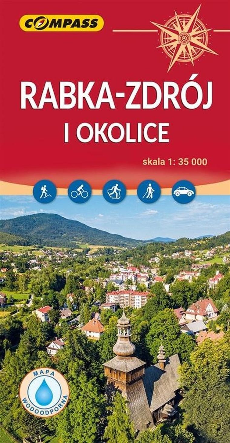 Mapa - Rabka zdrój i okolice 1:35000