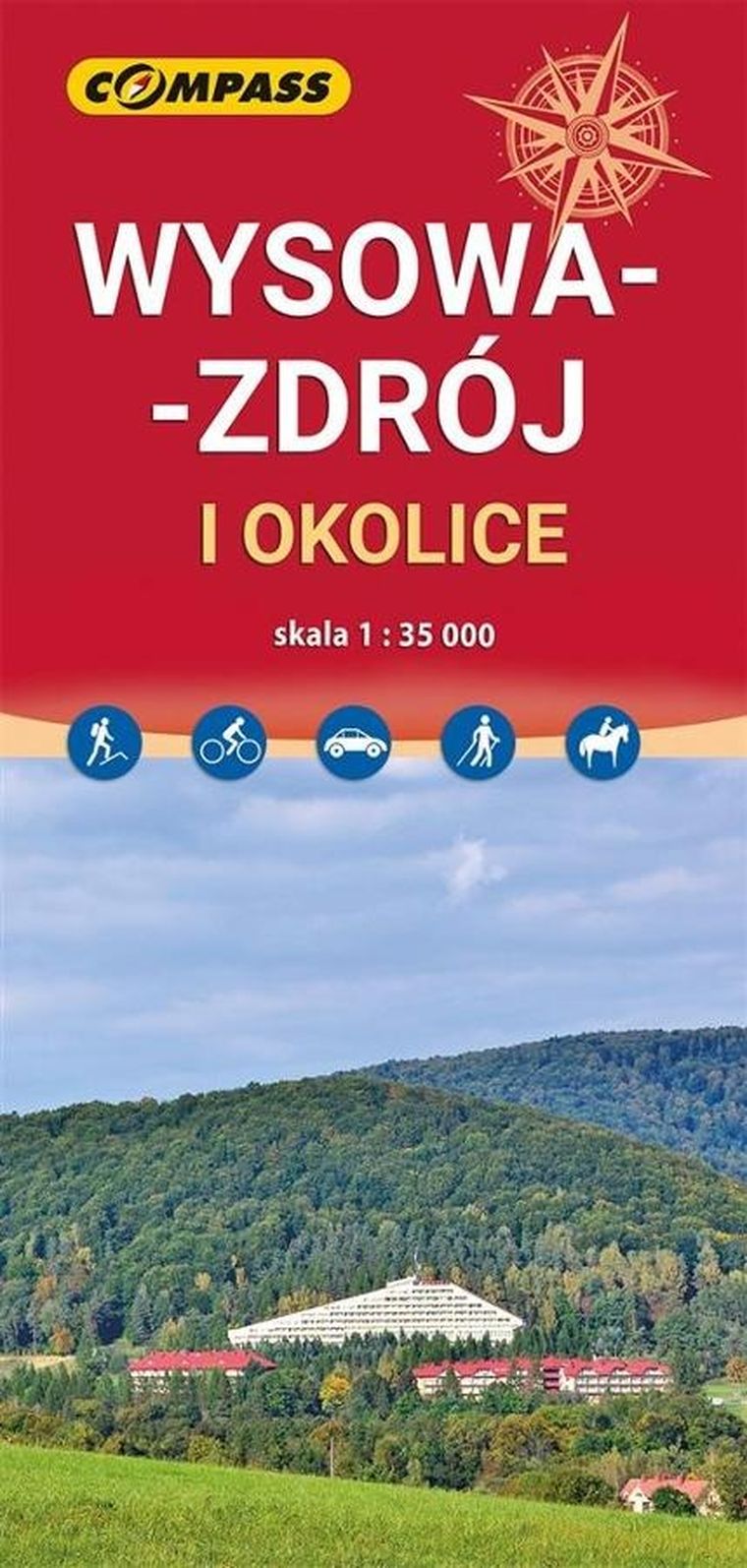 Mapa - Wysowa-Zdrój i okolice 1:35000