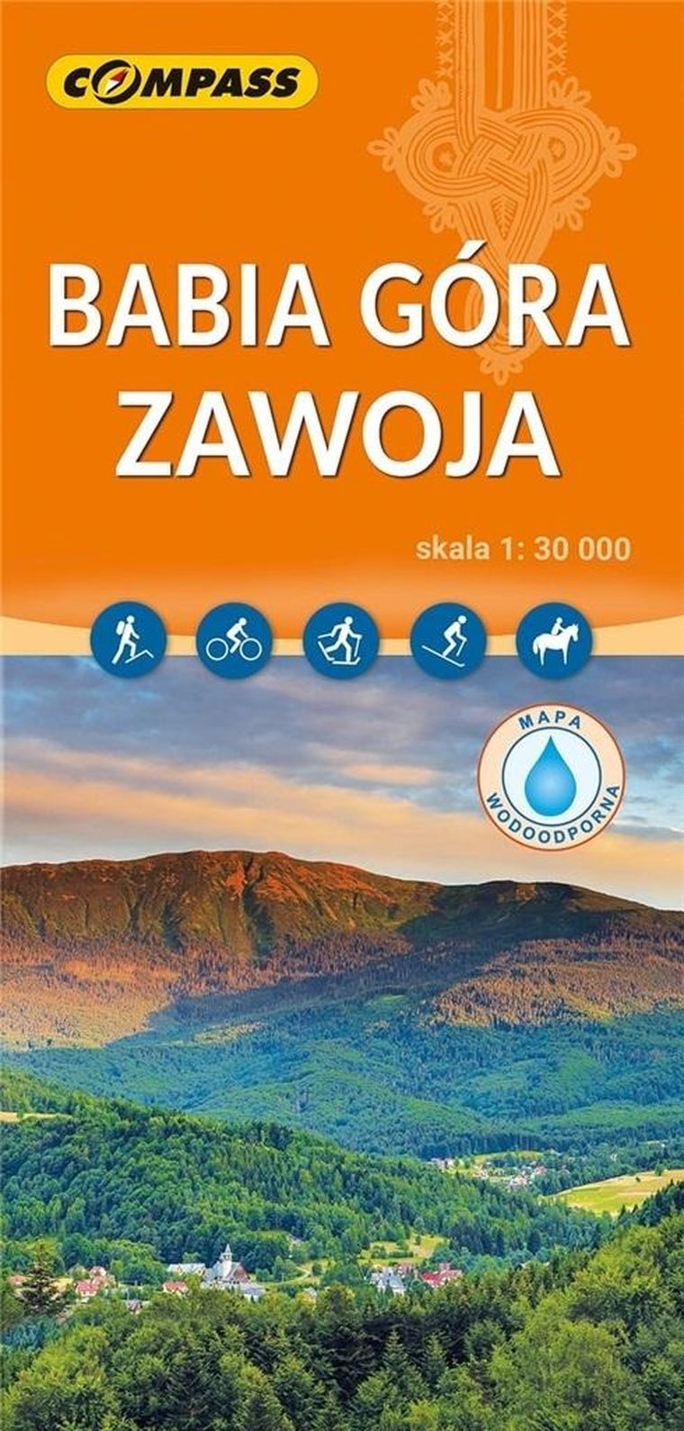 Mapa. Babia Góra Zawoja 1:30 000