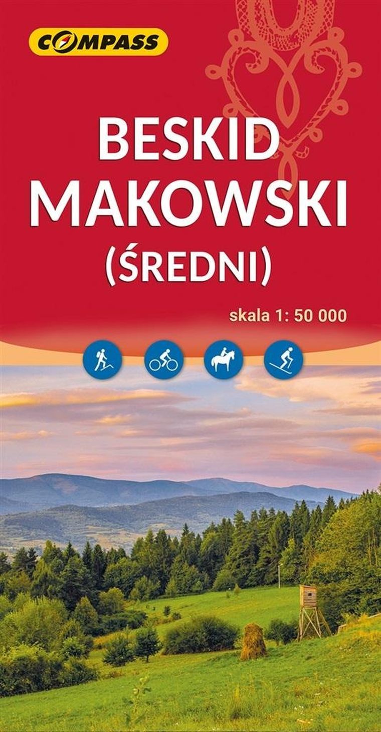 Mapa. Beskid Makowski 1:50 000