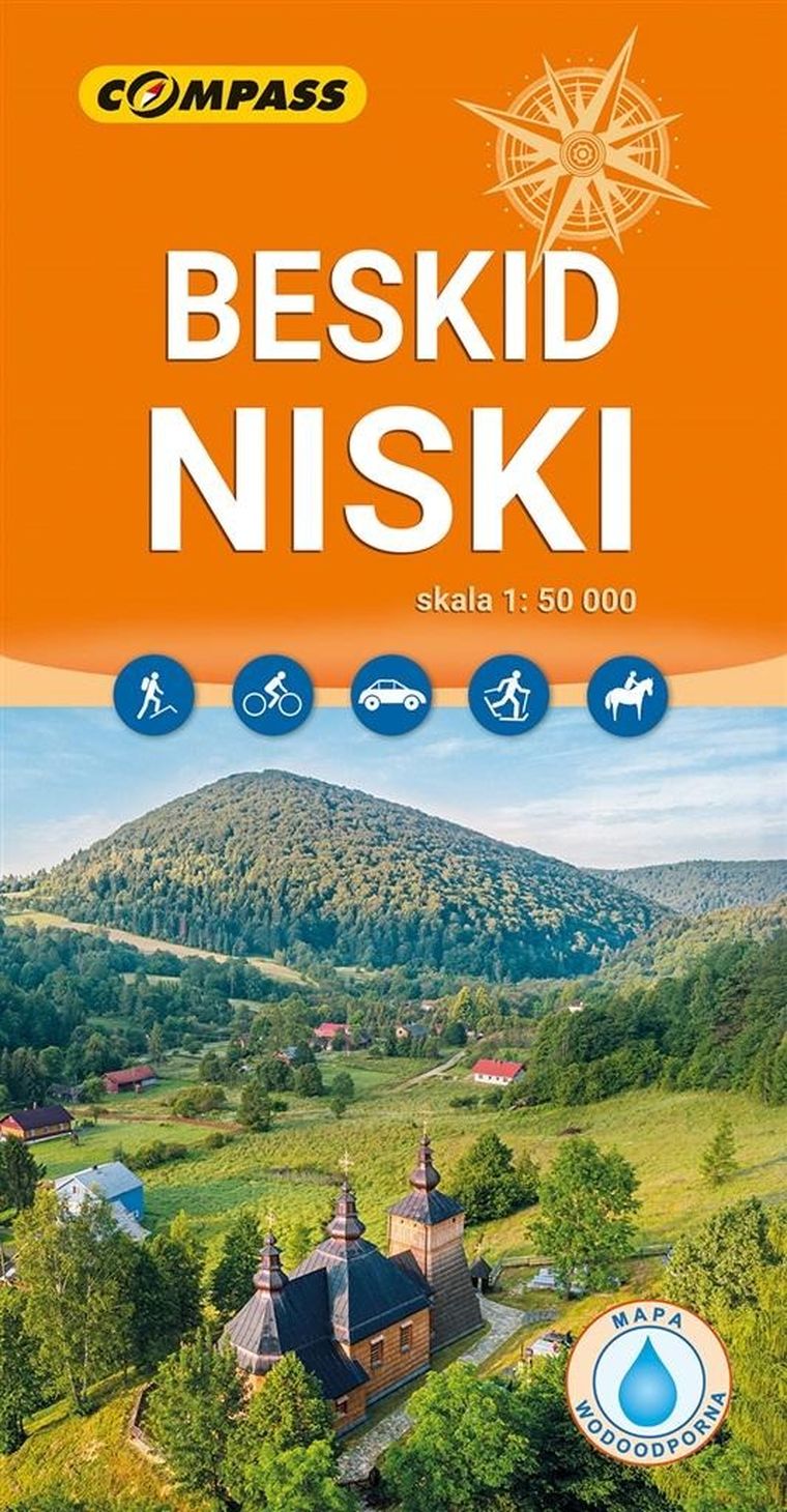 Mapa. Beskid Niski 1:50 000