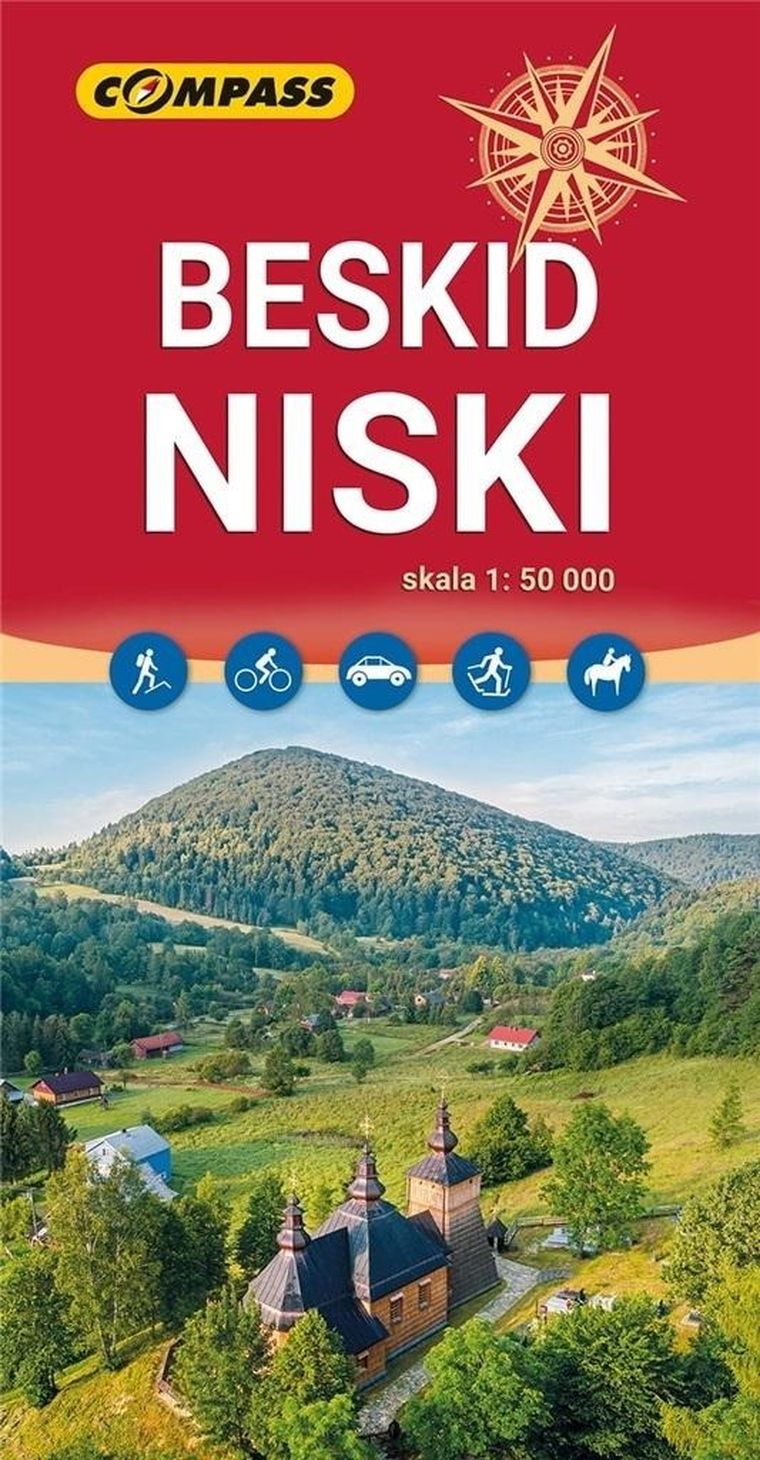 Mapa. Beskid Niski 1:50 000