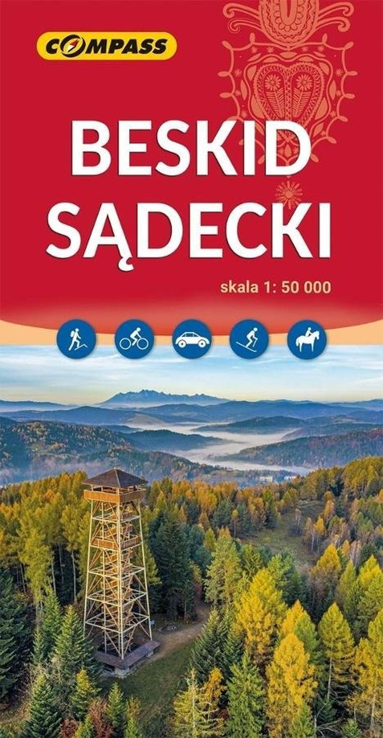 Mapa. Beskid Sądecki 1:50 000