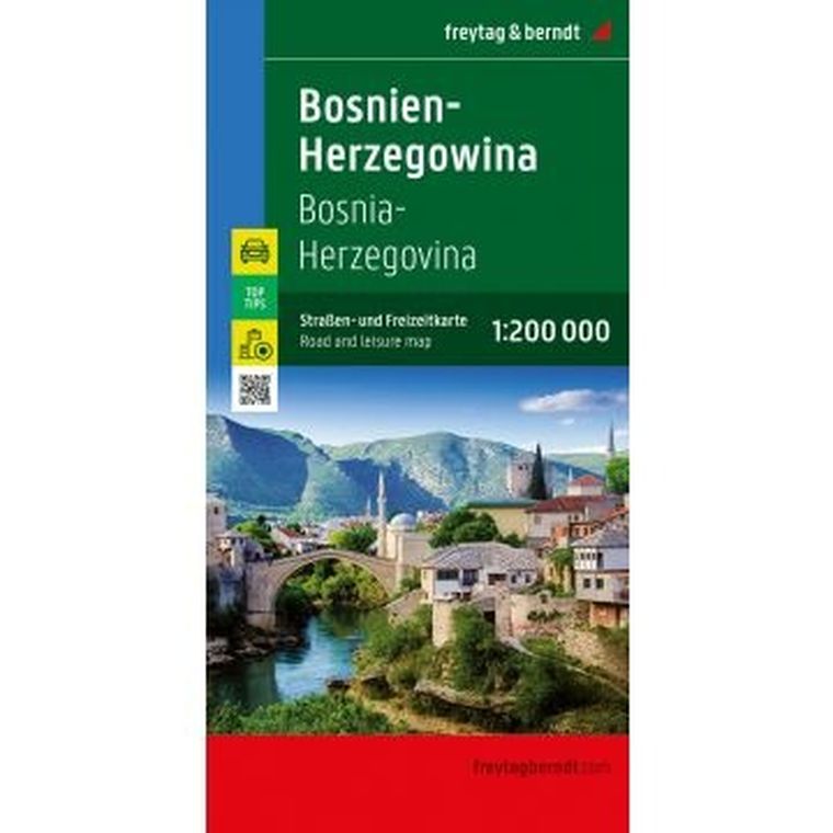 Mapa. Bośnia i Hercegowina 1:200 000