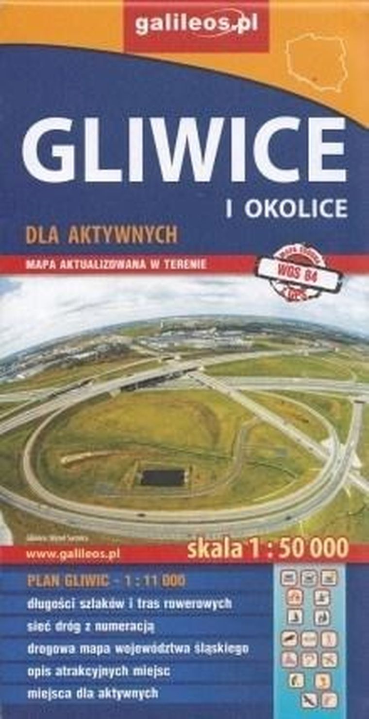 Mapa dla aktywnych. Gliwice i okolice 1:50 000