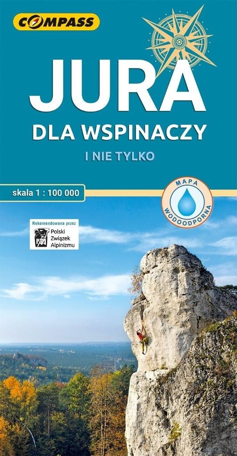 Mapa. Jura dla wspinaczy 1:100 000