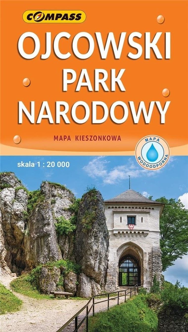 Mapa kieszonkowa. Ojcowski Park Narodowy 1:20 000