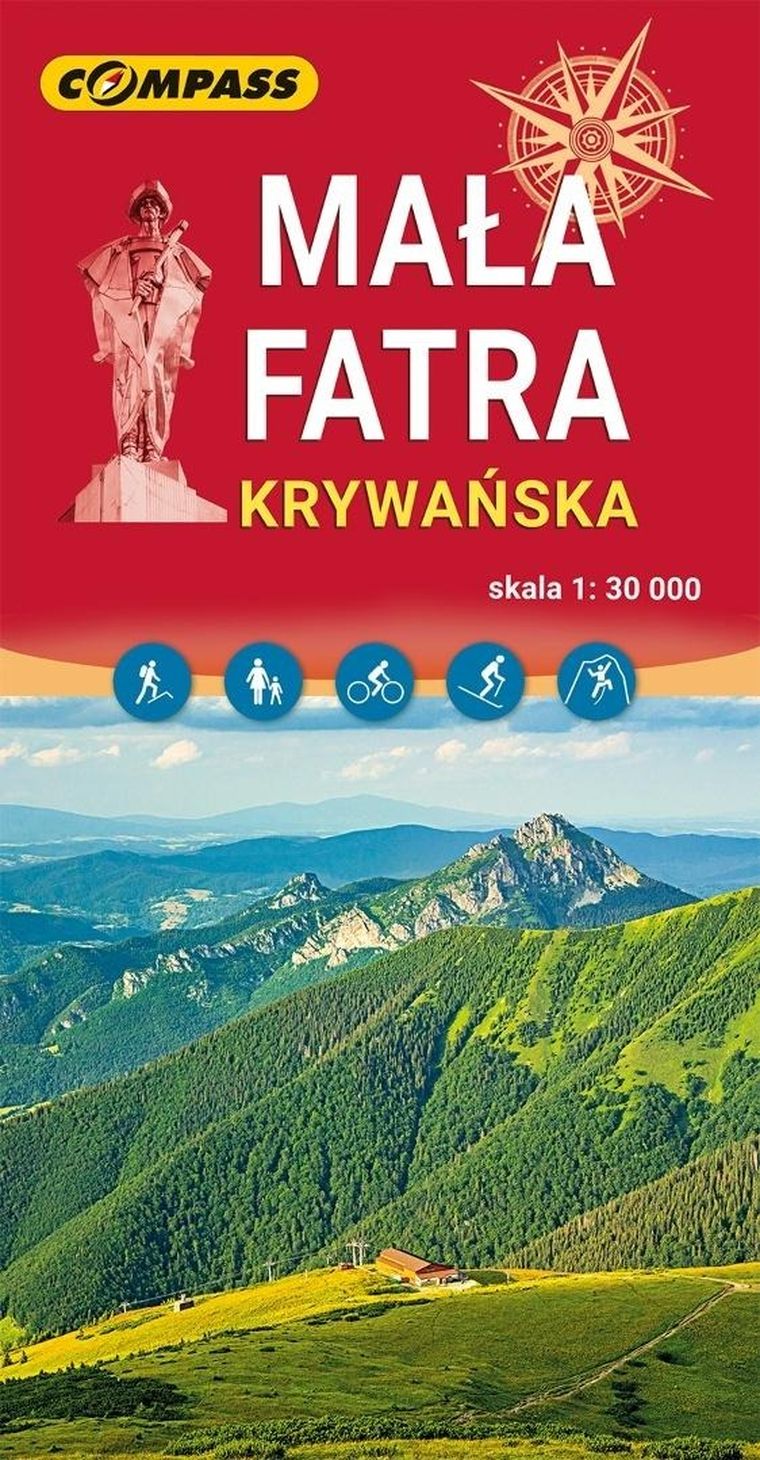 Mapa. Mała Fatra