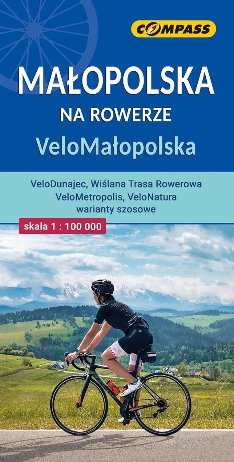 Mapa. Małopolska na rowerze