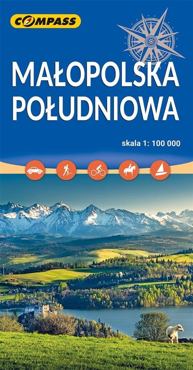 Mapa. Małopolska Południowa 1:100 000