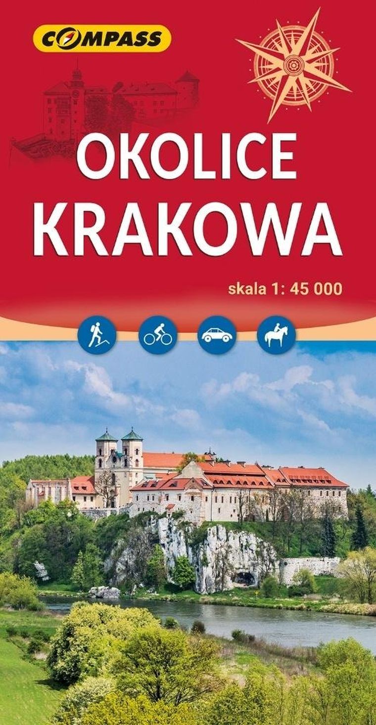 Mapa. Okolice Krakowa 1:45 000