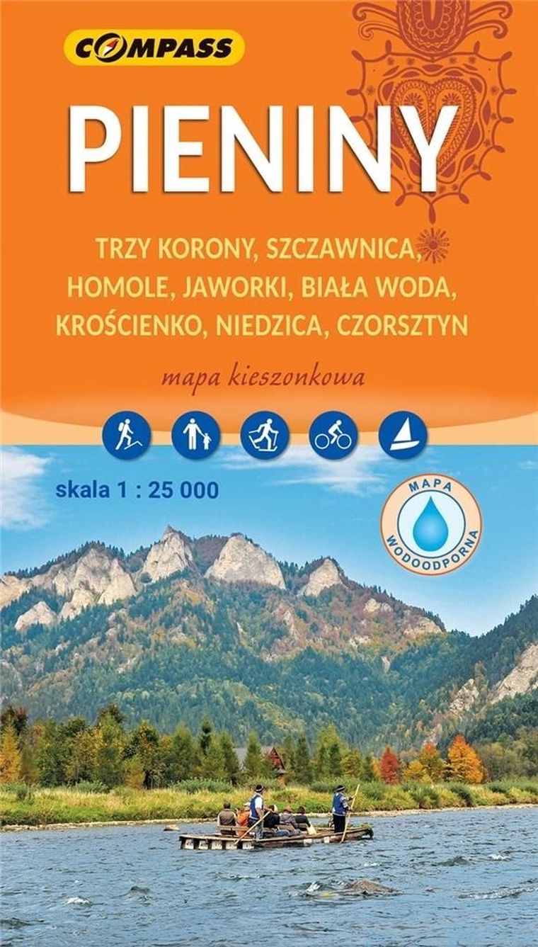 Mapa. Pieniny 1:25 000