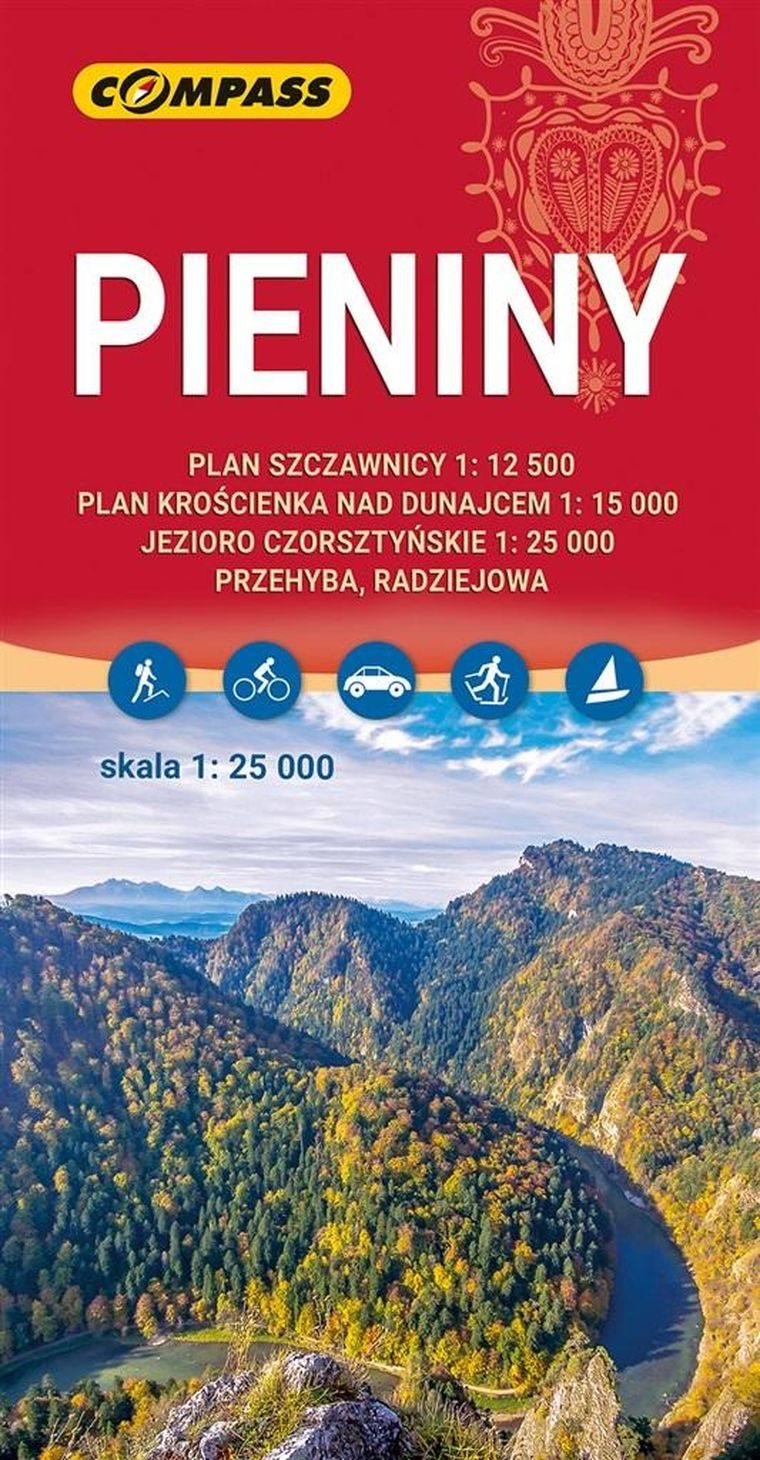 Mapa. Pieniny 1:25 000