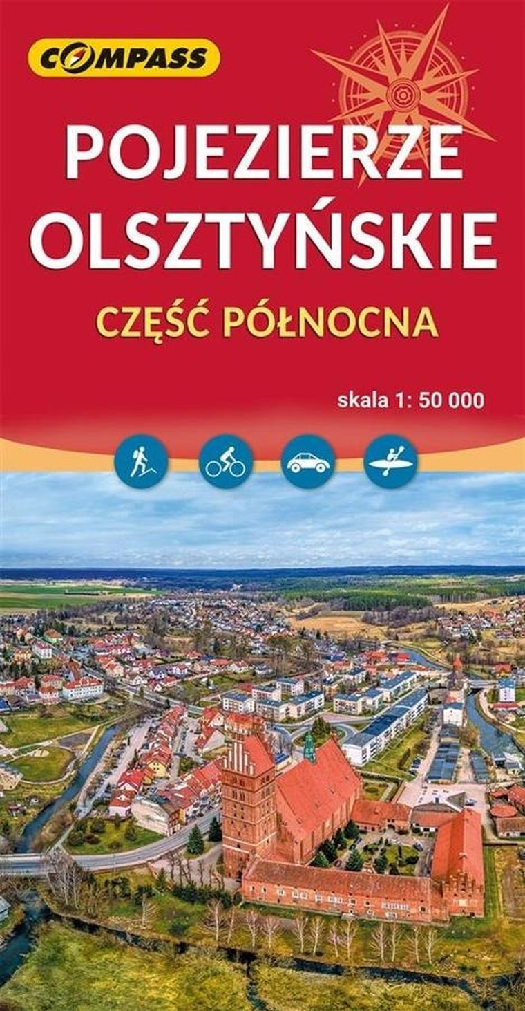 Mapa. Pojezierze Olsztyńskie 1:50 000