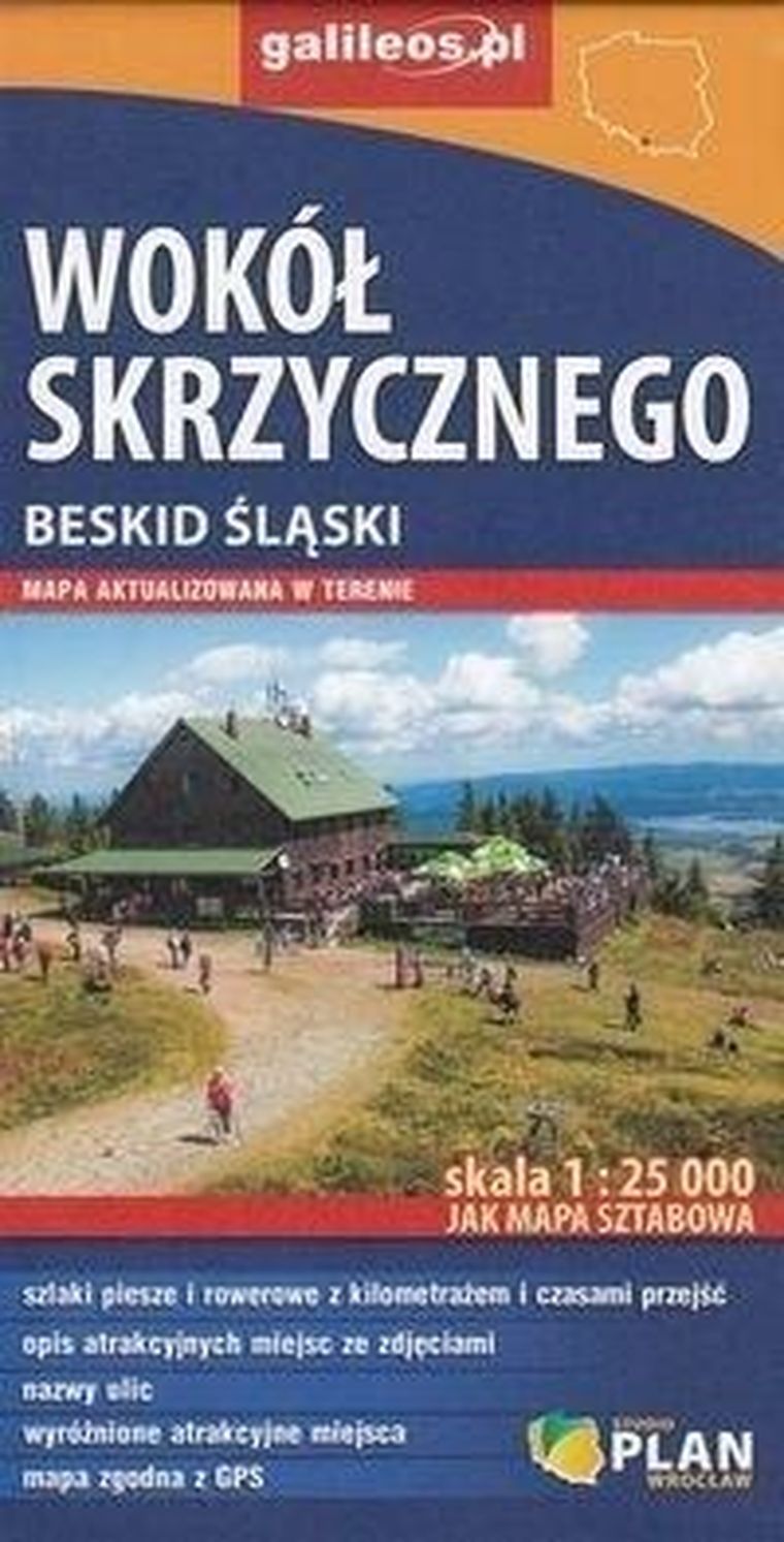 Mapa sztabowa. Wokół Skrzycznego 1:25 000