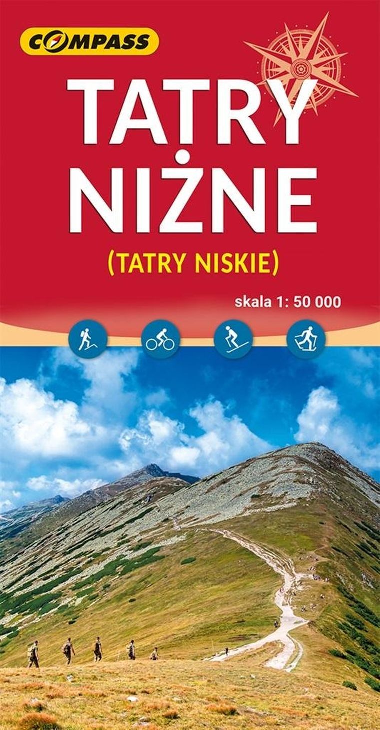 Mapa. Tatry Niżne (Tatry Niskie) 1:50 000
