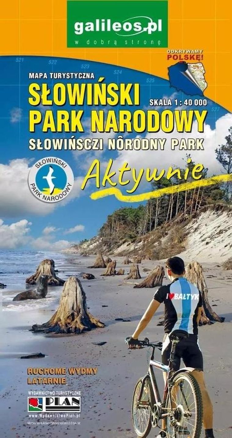 Mapa turystyczna - Słowiński Park Narodowy 1:40 000