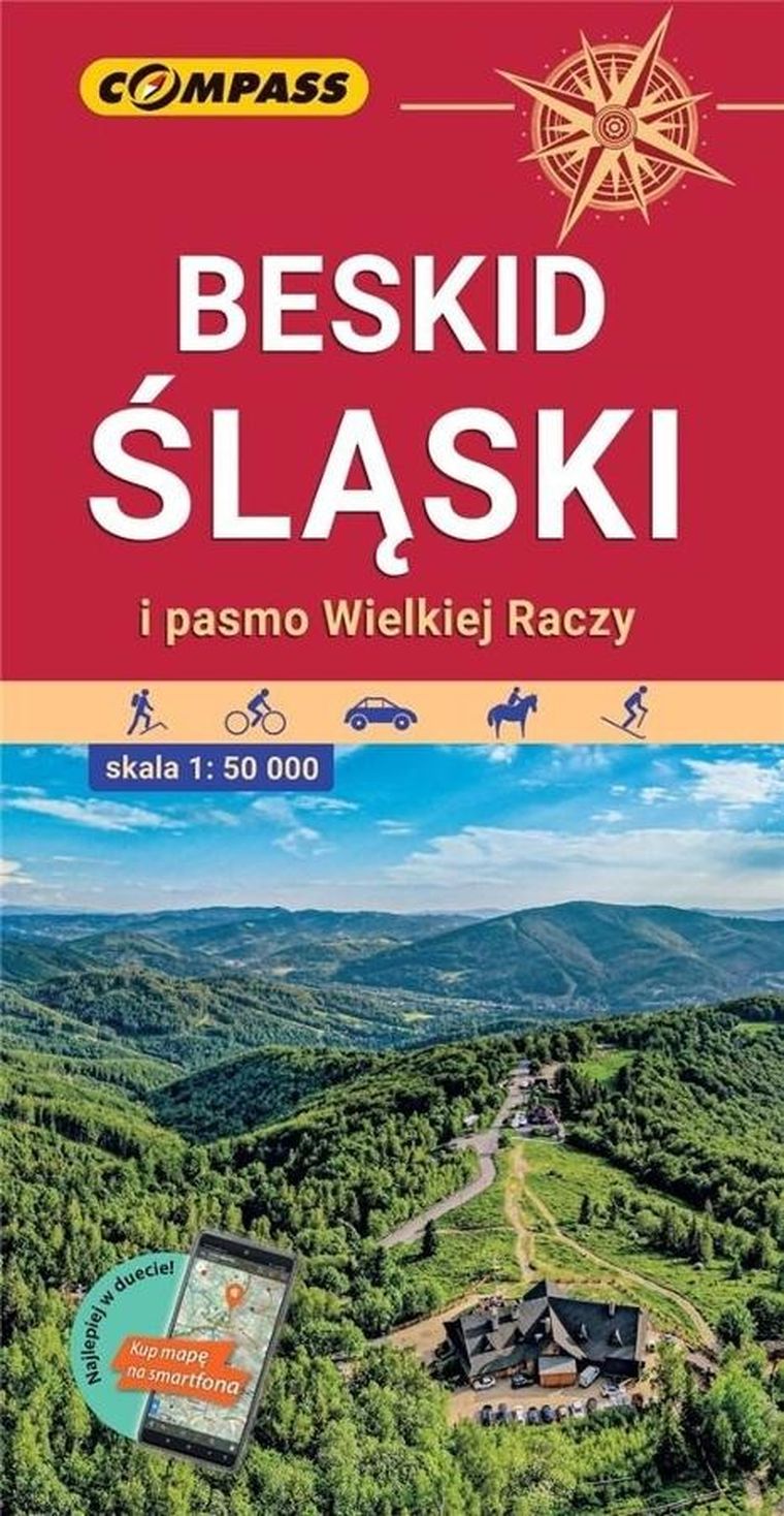 Mapa turystyczna. Beskid Śląski i Pasmo Wielkiej Raczy