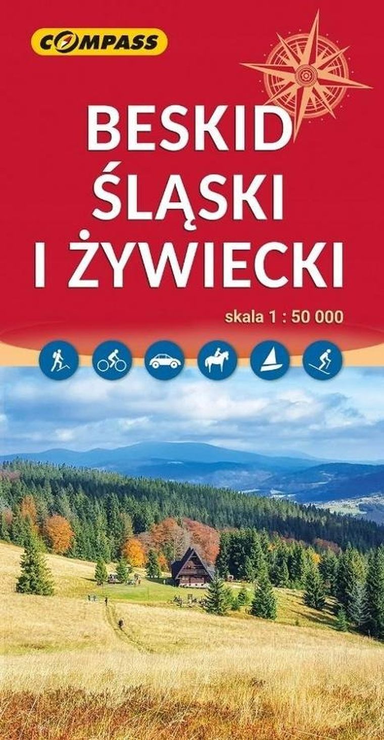 Mapa turystyczna. Beskid Śląski i Żywiecki