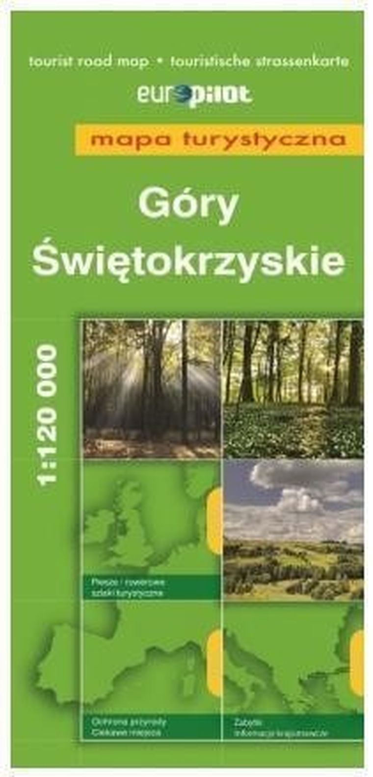 Mapa Turystyczna EuroPilot. Góry Świętokrzyskie