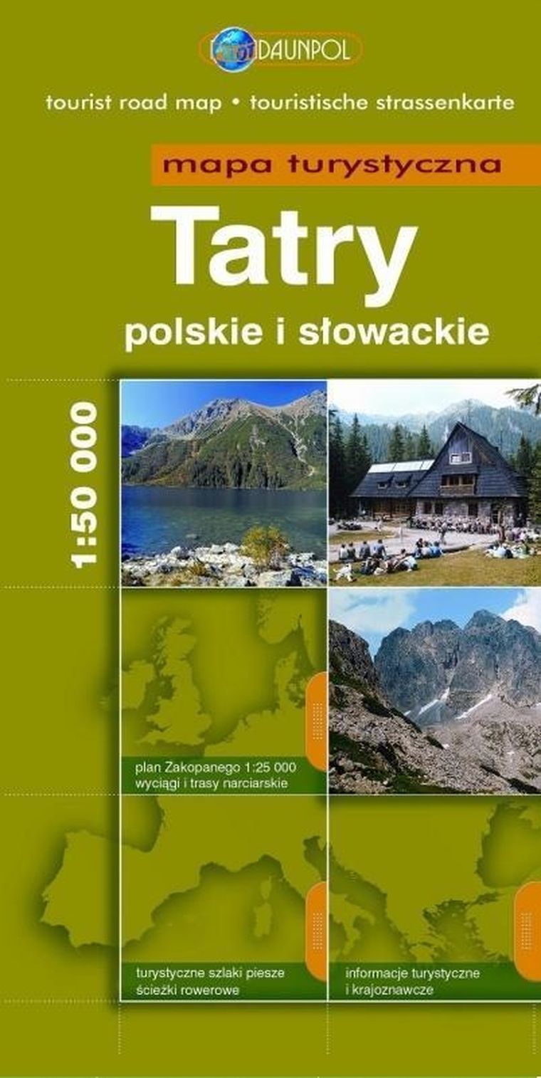 Mapa Turystyczna EuroPilot. Tatry