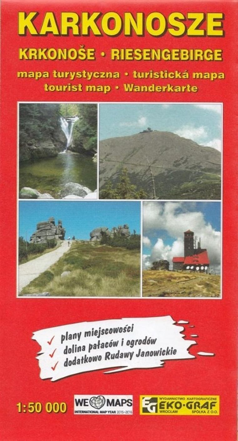 Mapa turystyczna. Karkonosze 1:50 000